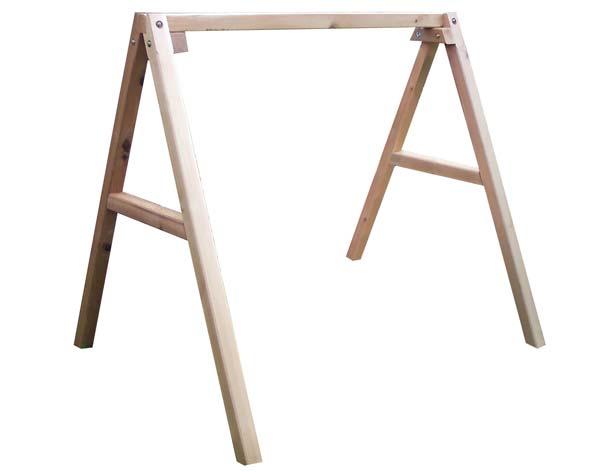 Red Cedar Porch Swing Stand For 4