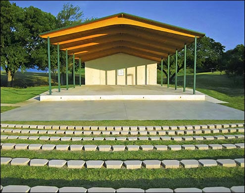 50’ x 54’ Appalachian Laminated Beam Band Shell Pavilion with Storage Unit