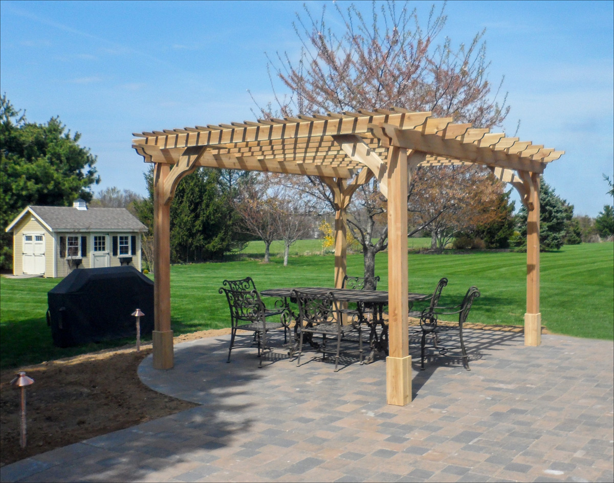 Customer's Photo - 10' X 12' Cedar 2-beam Pergola