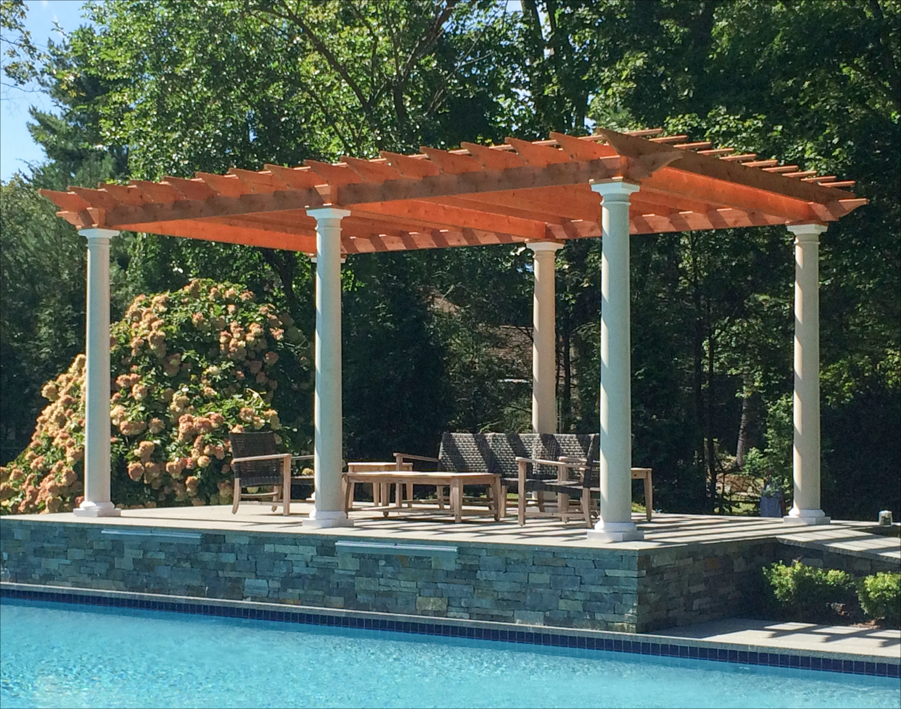 Customer's Photo - 12' x 20' Red Cedar Solace Free Standing Pergola