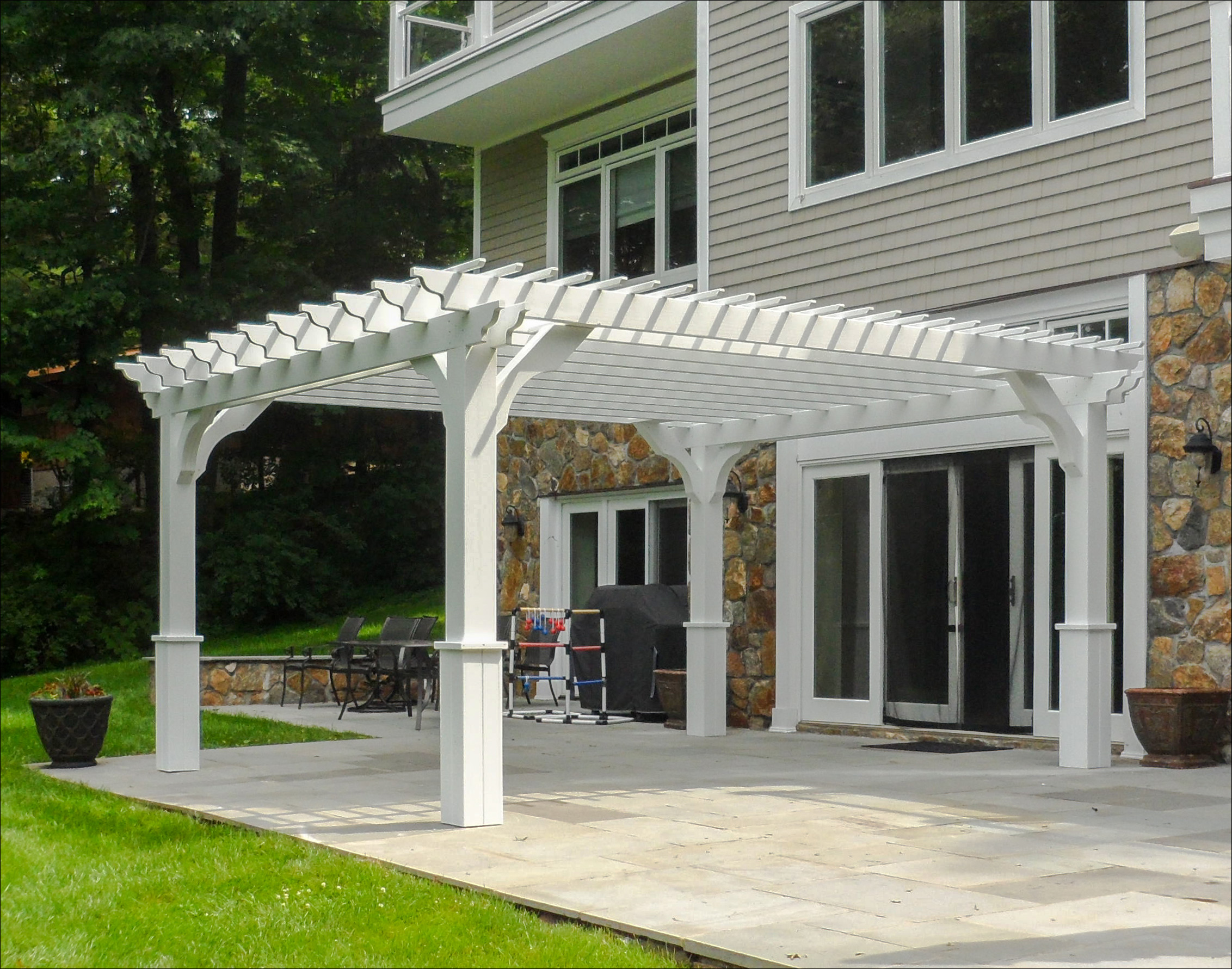 Customer's Photo - 15' x 13' Treated Pine Vintage Classic Pergola