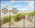 Coastal Bike Wind Spinner