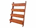 Eastern Red Cedar Leaning Quad Tier Planter