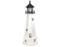 Poly Lumber/Wooden Hybrid Cape Cod Lighthouse Replica with Base