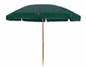 7.5' Wooden Beach Pop-up Sunbrella Umbrella