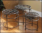 Circular Plant Stands (Set of 3)