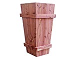 Eastern Red Cedar Tall Bucket Planter