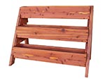 Eastern Red Cedar Vertical Triple Tier Planter