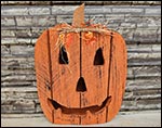 Jack-o'-Lantern Decorative Sign