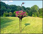 Ostrich Garden Decoration & Planter