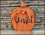 Fall Pumpkin Decorative Sign