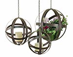 Suspended Garden Orbs (Set of 3)