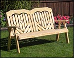 Treated Pine Heartback Garden Bench