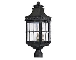 Cape Cod Steel Post Lantern