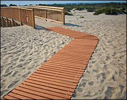 4' Wide Composite Roll-Up Walkway