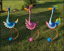 Swinging Dodo Garden Decoration