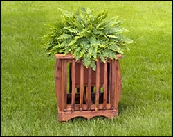 Eastern Red Cedar Caged Planter