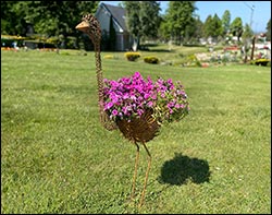 Emu Garden Decoration & Planter