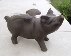 Flying Pig Garden Decoration