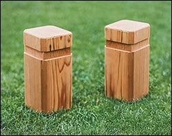 Red Cedar Clover Golf Tee Marker (Set of 2)