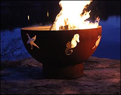 Carbon Steel Aquatic Fire Pit