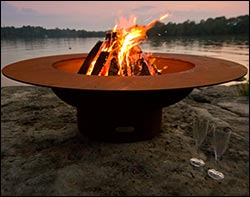 Carbon Steel Jupiter Fire Pit