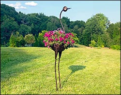 Ostrich Garden Decoration & Planter