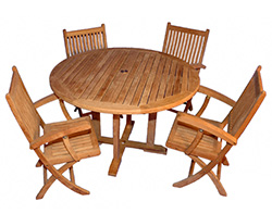 Teak Round Table