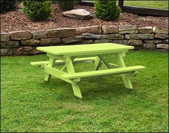 Poly Lumber Kids Picnic Table