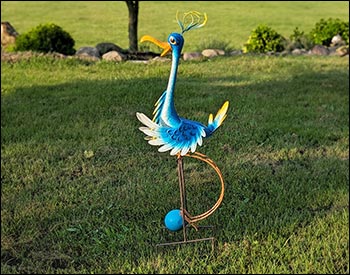 Swinging Dodo Garden Decoration