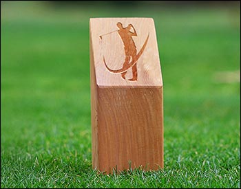 Red Cedar Launch Golf Tee Marker (Set of 2)