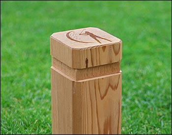 Red Cedar Clover Golf Tee Marker (Set of 2)