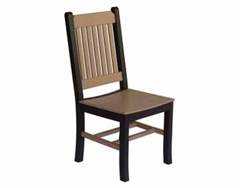 Rustic Mission Dining Chair. Hand-planed Distressed Character Wood