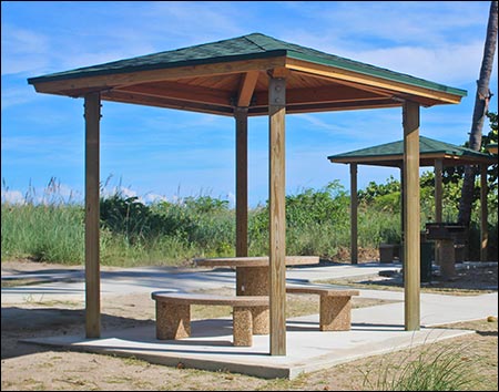 Wood Single Roof Forestview (Square) Pavilions