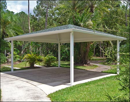 Steel Frame Single Roof Summerset (Rectangle) Pavilions