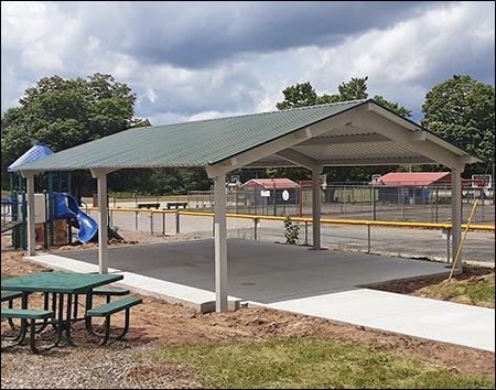 All Steel Single Roof Savannah (Rectangle) Pavilions