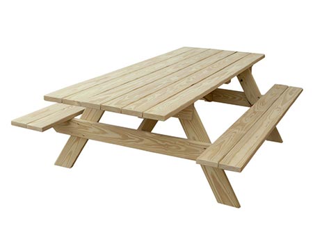 8 Treated Pine Heavy Duty Park Table