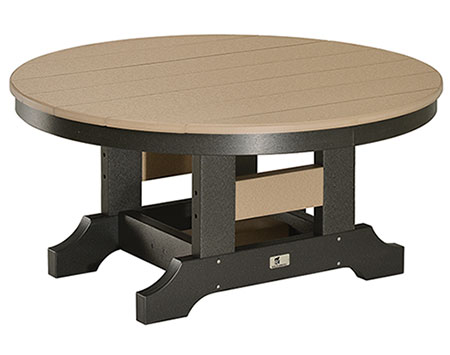 38" Poly Lumber Round Conversation Table