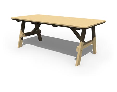 Treated Pine Picnic Table (Table Only)