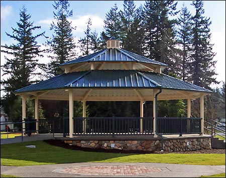 All Steel Double Roof Santa Fe (Octagon) Pavilions