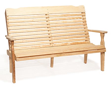 Treated Pine Curveback Garden Bench