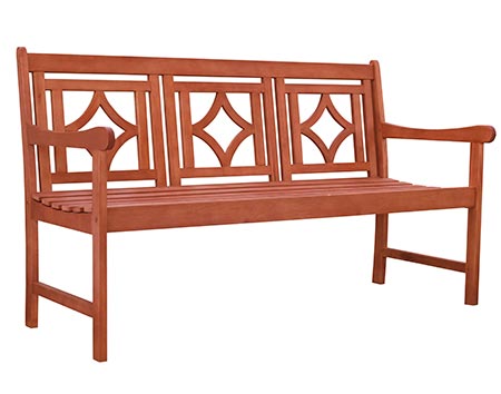 Eucalyptus Diamond Hardwood Bench