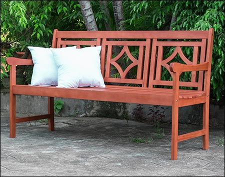 Eucalyptus Diamond Hardwood Bench