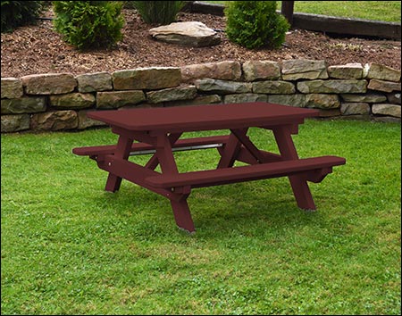 Poly Lumber Kids Picnic Table