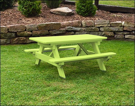 Poly Lumber Kids Picnic Table