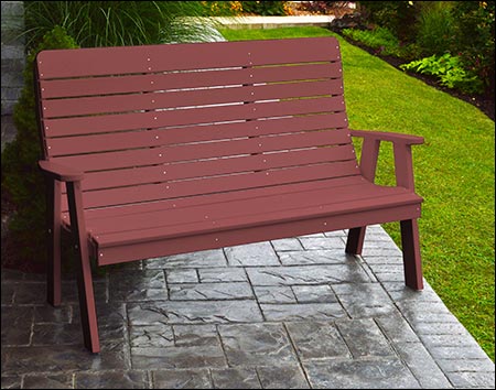 Poly Lumber Winston Garden Bench