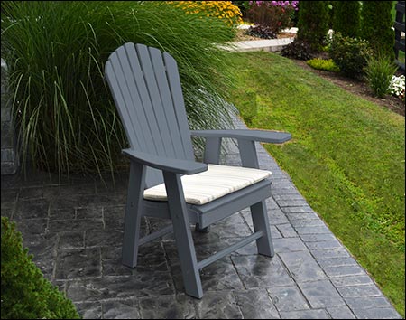 Poly Lumber Upright Adirondack Chair