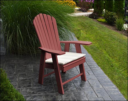 Poly Lumber Upright Adirondack Chair