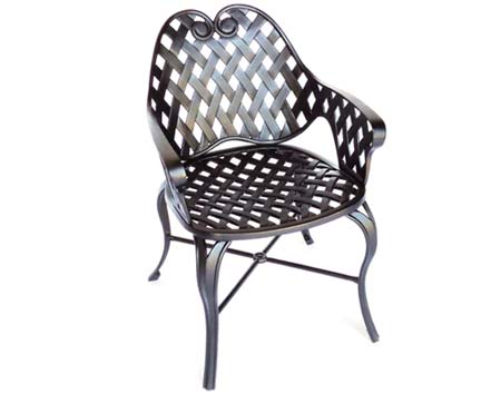 Aluminum Archweave Dining Set