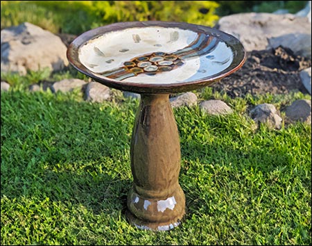 Artistic Bird Bath